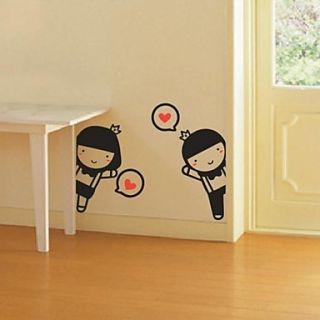 People Cute Little Decorative Wall Stickers