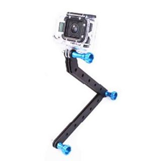 CNC Aluminum Arms and Screw for Gopro HD Hero3 (Blue screw)