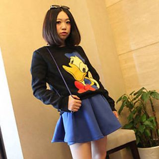 Womens Donald Duck Print Two in One Hoodie