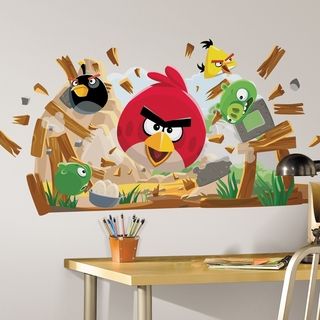 Angry Birds Peel and Stick Giant Wall Decals
