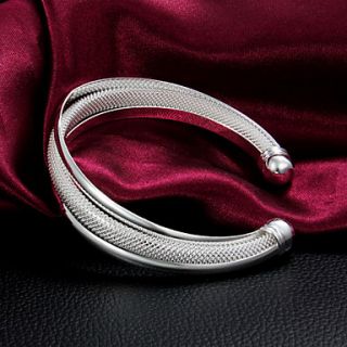 High Quality Delicate Silver Silver Plated Cuffed Bracelets