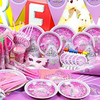 Fantasy Time Birthday Party Supplies   Set of 84 Pieces