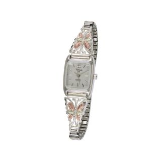 Black Hills Gold Womens Silver Tone Expansion Watch