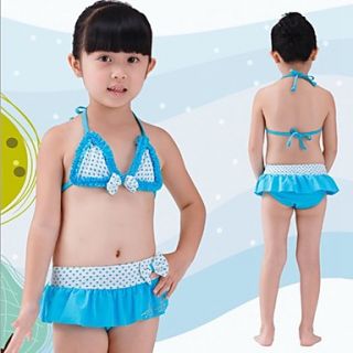 Girls Simple Stripe Swimwear