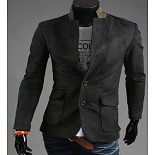 Mens Unique Camouflage Splicing Blazer