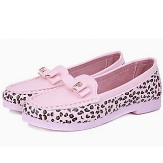Hushan Womens Stylish Dots Pattern Flat Shoes(Pink)
