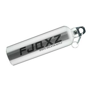 FJQXZ 750ML Aluminum Alloy Silvery Cycling Bottle