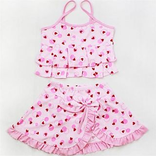 Girls Floral Print Cute Baby Swimwear