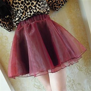 Womens Chiffon Crinoline Skirt