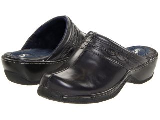 SoftWalk Abby Womens Clog/Mule Shoes (Navy)