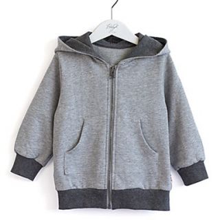 Childrens Casual Outdoor Solid Color Hoodies