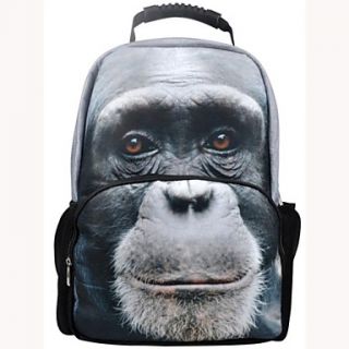 Veevan Unisexs Life like Monkey Animal School Backpack