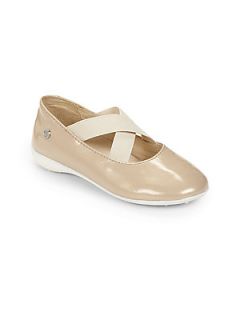 Naturino Toddlers & Girls Patent Leather Ballet Flats   Beige