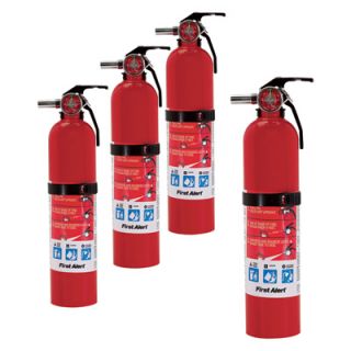 First Alert Home Fire Extinguisher   4 Pk., Rated 1 A10 BC, Model# HOME1