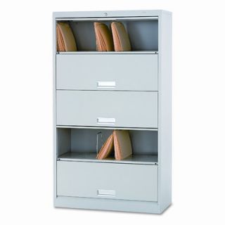 HON 600 Series 5 Drawer Legal Vertical File HON625CLL FInish Light Gray