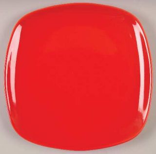 Gibson Designs Escapade Red Dinner Plate, Fine China Dinnerware   All Red, Multi