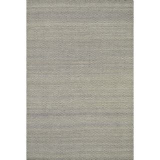 Hand woven Poplin Plum Wool/ Cotton Rug (710 X 11)