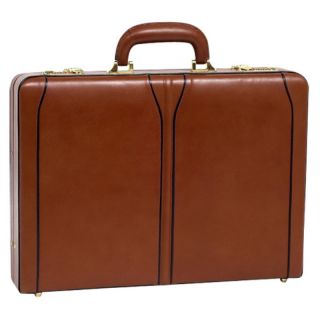McKlein USA Lawson Leather Attache Case   Brown   80454