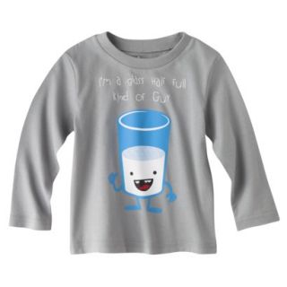 Circo Infant Toddler Boys Long Sleeve Optimistic Guy Tee   Blue 4T