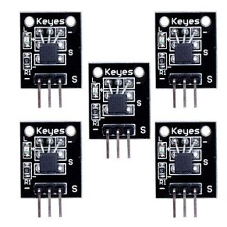 Digital Temperature Sensor Module DS18B20 for Arduino ( 55~125℃)  Black (5PCS)