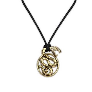 Vintage Style (Snake Shape) Plated Alloy Pendant Necklace (Screen Color) (1 pc)