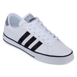 Adidas SE Daily Vulc Mens Tennis Shoes, Black/White/Silver