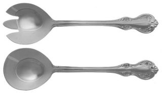 RSVP Flatware Bradberry (Stainless) 2 Piece Salad Set, Solid Pieces   Stainless,