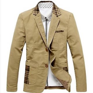 Mens Fashion Suit Casual Blazer Jacket