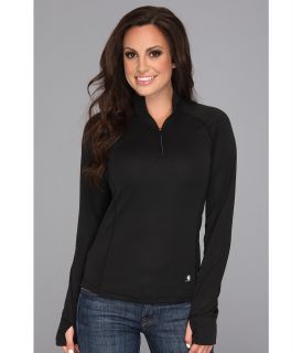 Carhartt Base Layer 1/4 Zip Shirt Womens T Shirt (Black)