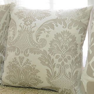 Euro Flowers Pattern Decorative Pillow With Insert