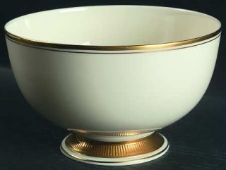 Lenox China Heritage Collection (Cream) Footed Bowl, Fine China Dinnerware   Scu