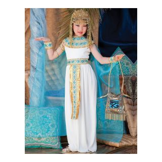 Cleopatra Girls Costume, White, Girls