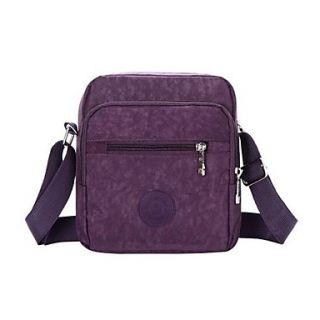 Outdoors Crinkle Nylon Purple Six Colors Large Capacity Wearproof Fashion Leisure Sport Travel Messenger bag