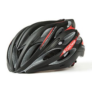 CoolChange 23 Vents Super Light Red EPS Bicycle Protective Helmet