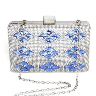 Metal/Austrian Rhinestone Special Occasion Clutches/Evening Handbags with Acrylic Diamond (More Colors)