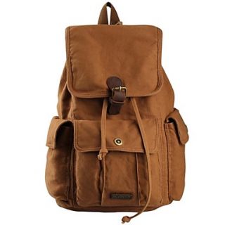 Veevan Unisexs Outdoor Leisure Canvas Backpack