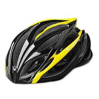 CoolChange Cycling 21 Vents EPS Yellow Protective Bicycle Helmet