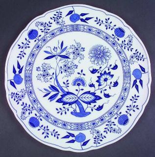 Hutschenreuther Blue Onion (Scalloped, Rim) 12 Round Torte Plate, Fine China Di