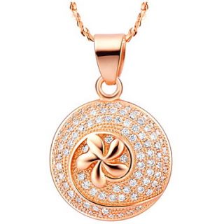 Elegant Round Shape Womens Slivery Alloy Necklace(1 Pc)(Gold,Silver)