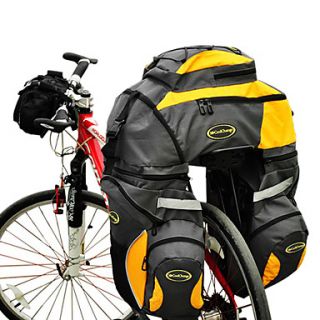 CoolChange Yellow Cycling Over Size Carriage Bag with Rain Cover