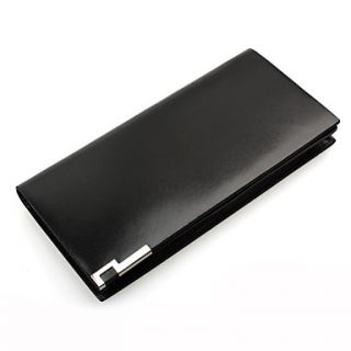 MenS Long Wallet Leather Clip Card Large Capacity Coin Purses