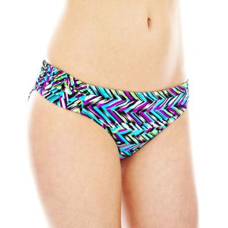 Bisou Bisou Print Side Shirred Hipster Swim Bottoms, Womens