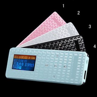 WK M316 LCD Display Digital 4GB Memory  Player Music Player with Voice Recording E Book Function
