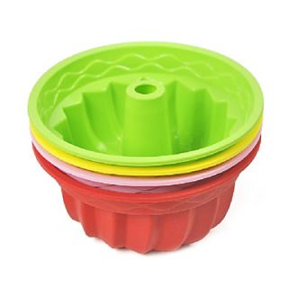 Muffin Silicone Mould Cake Decorating Baking Tool, Random Color