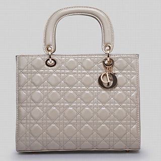 POLO Womens Coat Of Paint Embroidered Quilted Tote(Cream)