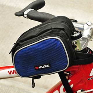 CoolChange 600D Waterproof Blue Bicycle Front Tube Bag
