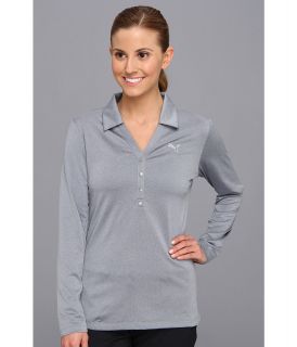 PUMA Golf L/S Polo 14 Womens Long Sleeve Pullover (White)