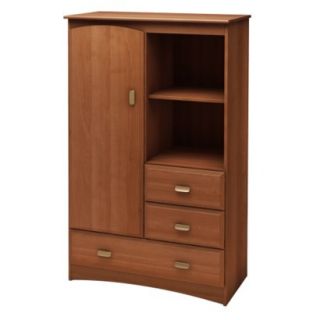 Kids Clothing Armoire Imagine Kids Clothing Armoire   Red Brown (Cherry)