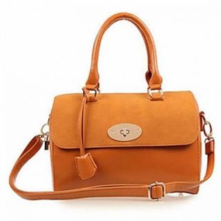 Womens 2014 summer joker new fashion high quality leather Shoulder Bag / Totes Linning Color in Random