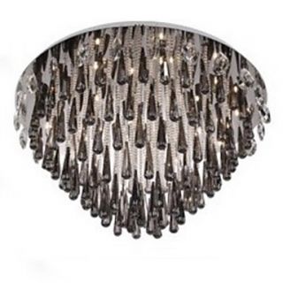 2014 New Arrival Modern Luxury Fashion Crystal Flush Mount With 17 Light